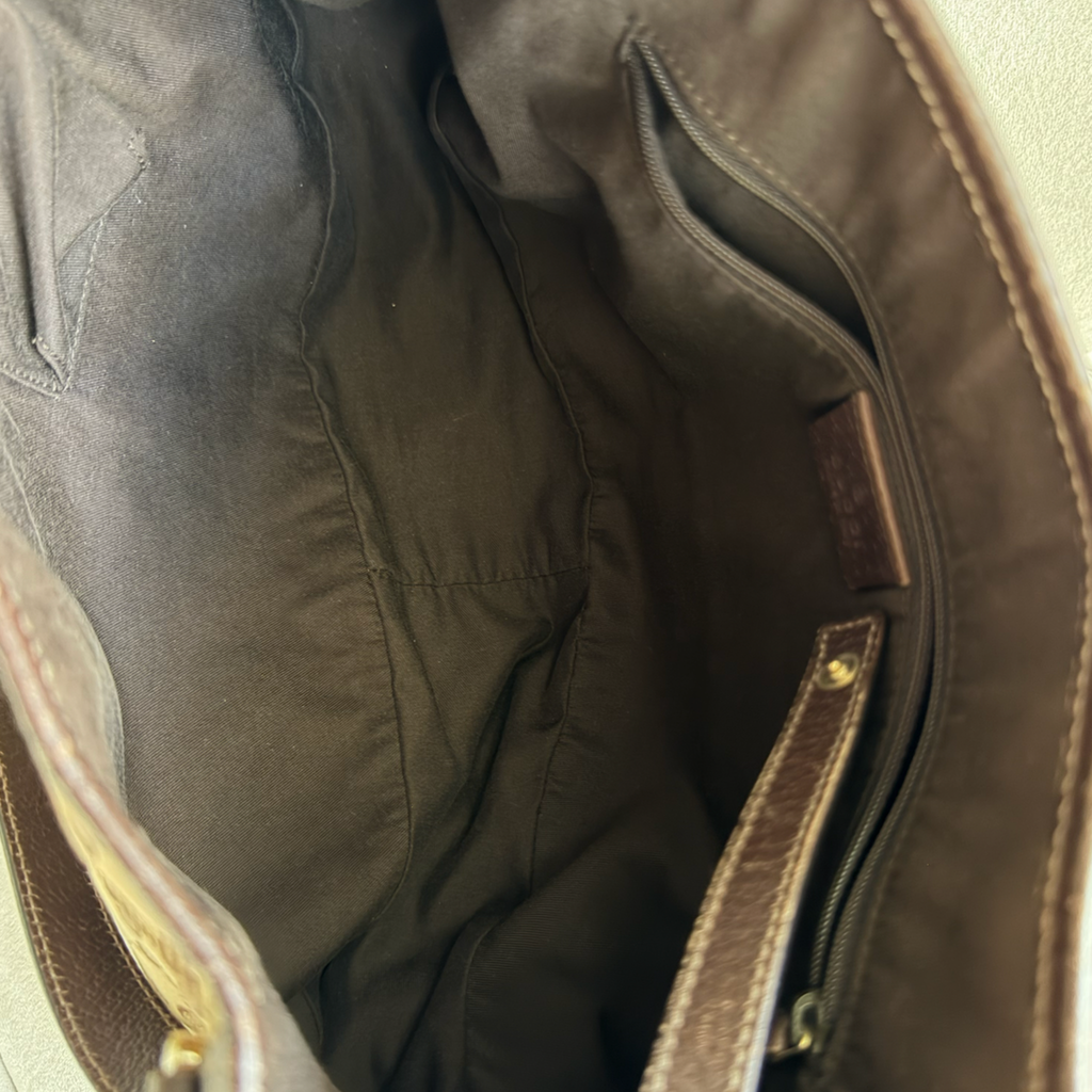 Gucci Monogram Abbey Shoulder Bag