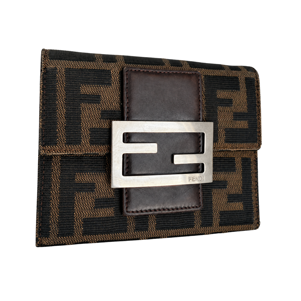 Fendi Zucca Compact Wallet