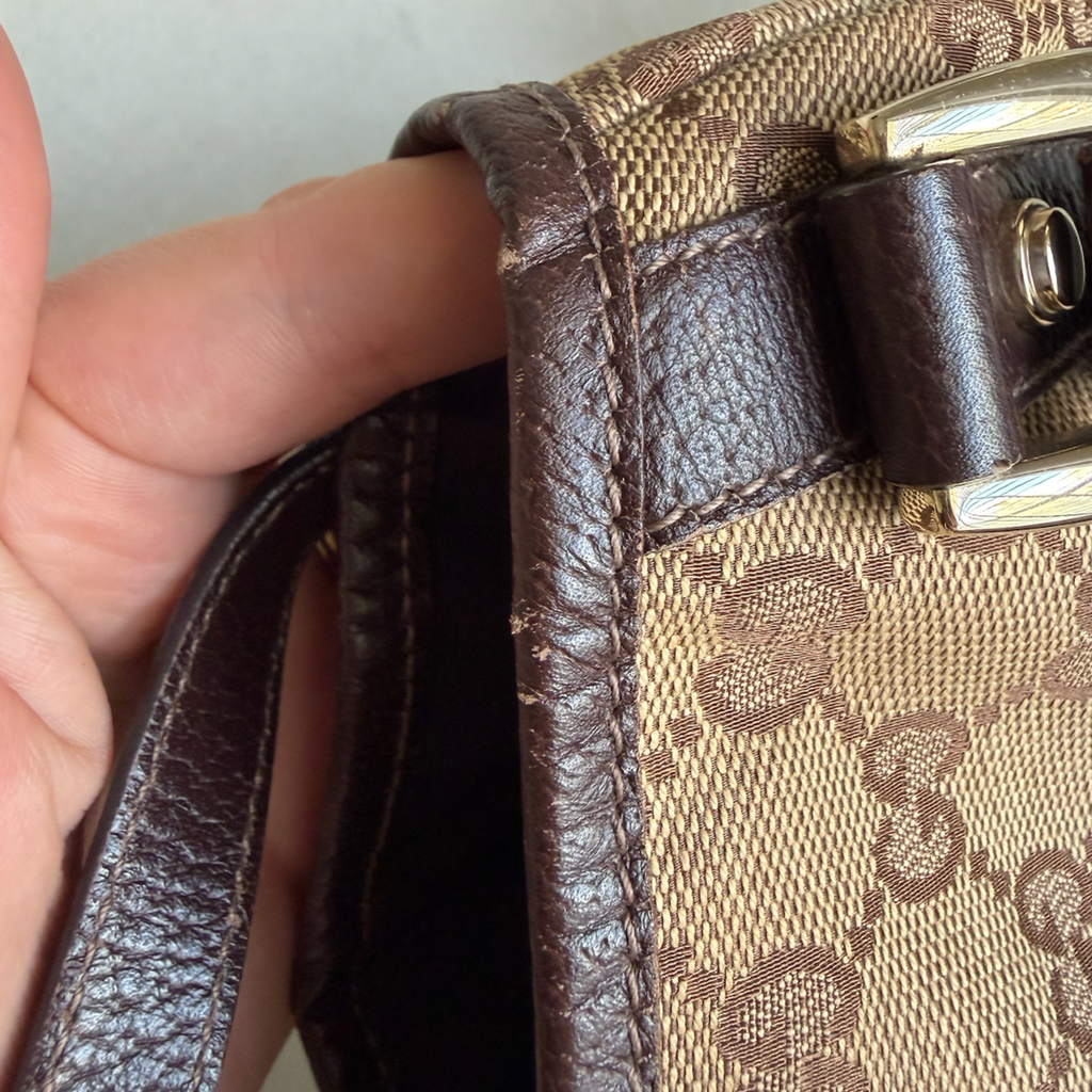 Gucci Monogram Abbey Shoulder Bag