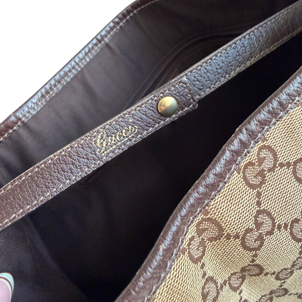 Gucci Monogram Abbey Shoulder Bag
