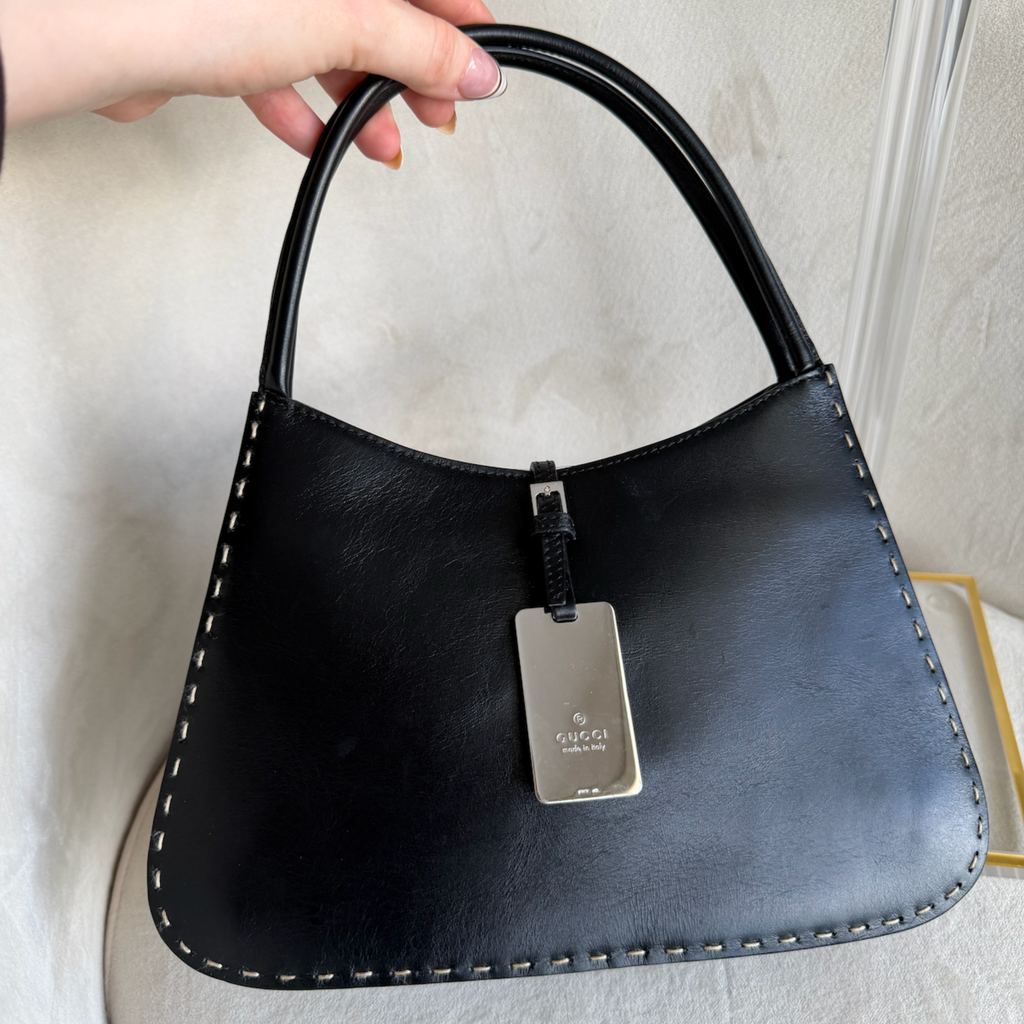 Gucci Contrast Stitch Handbag