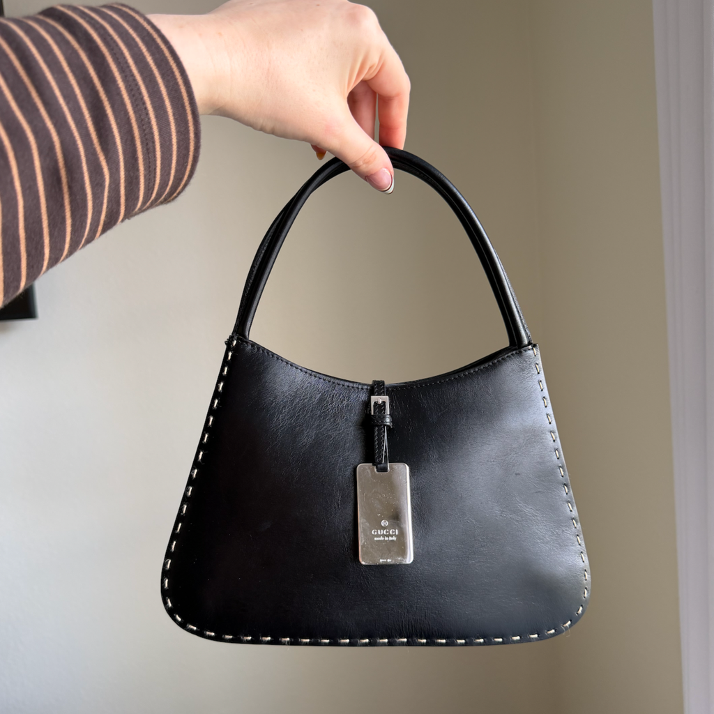 Gucci Contrast Stitch Handbag
