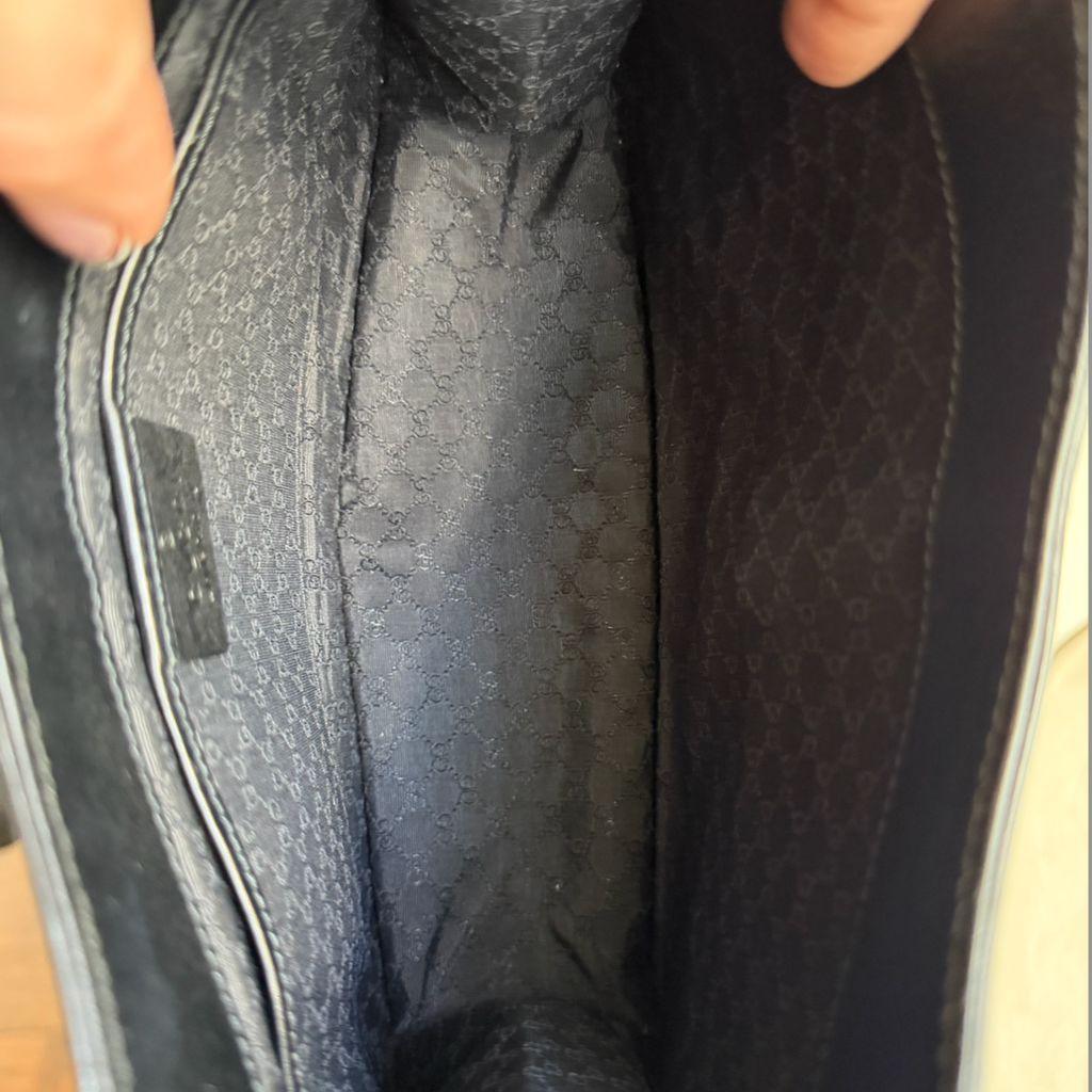 Gucci Contrast Stitch Handbag