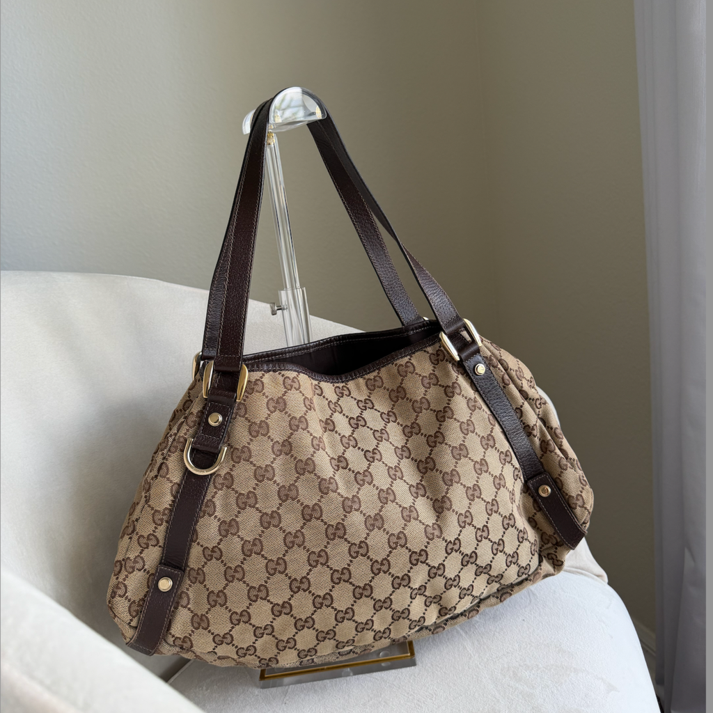 Gucci Monogram Abbey Shoulder Bag