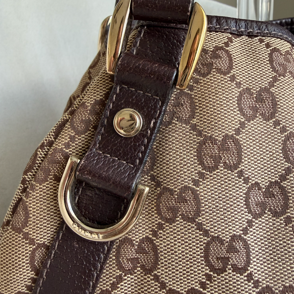 Gucci Monogram Abbey Shoulder Bag
