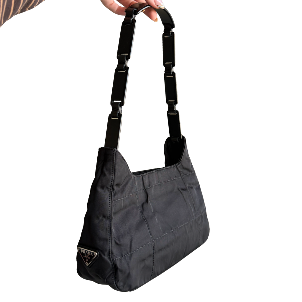 Prada Quilted Nylon Shoulder Bag