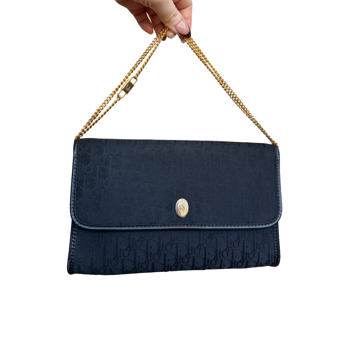 Dior Trotter Shoulder Bag (Black)