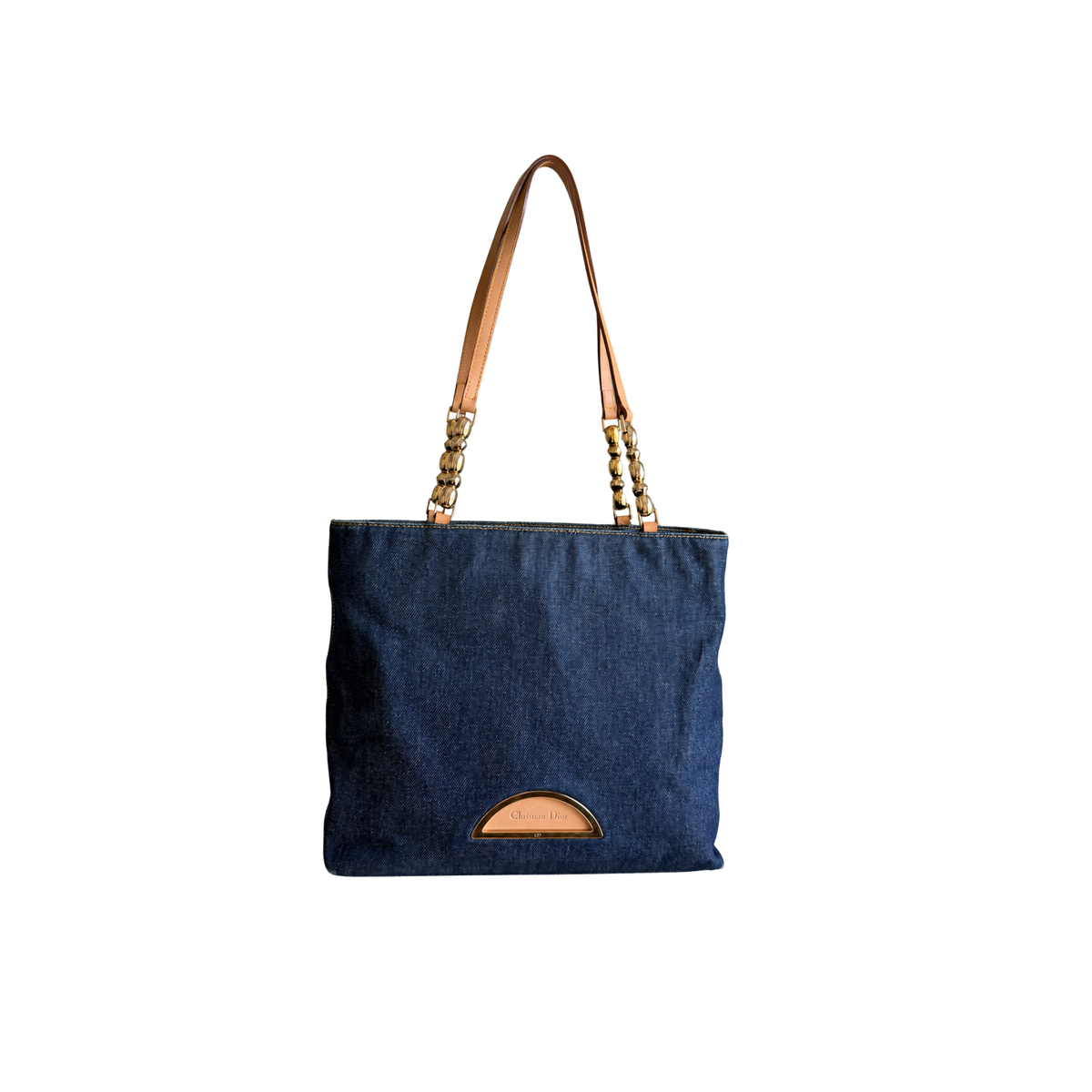 Dior Denim Malice Tote Shoulder Bag