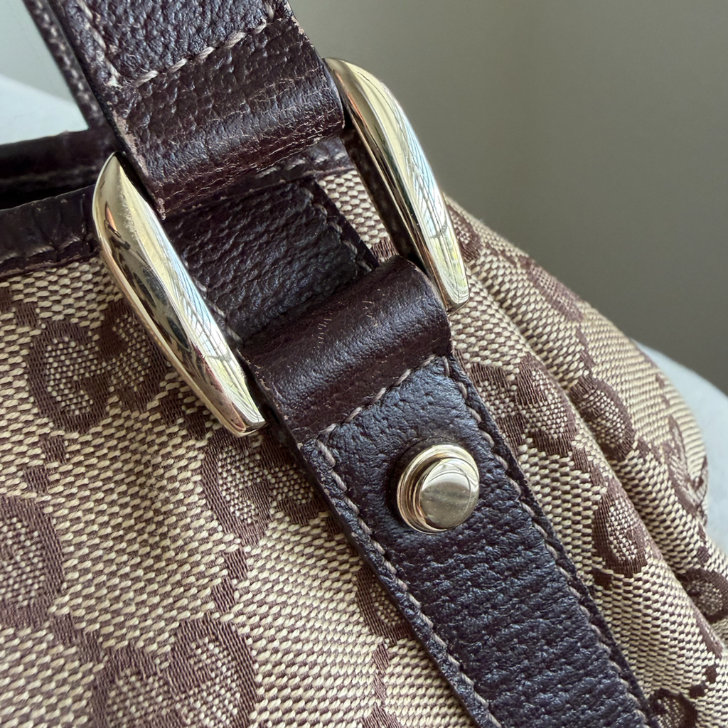 Gucci Monogram Abbey Shoulder Bag
