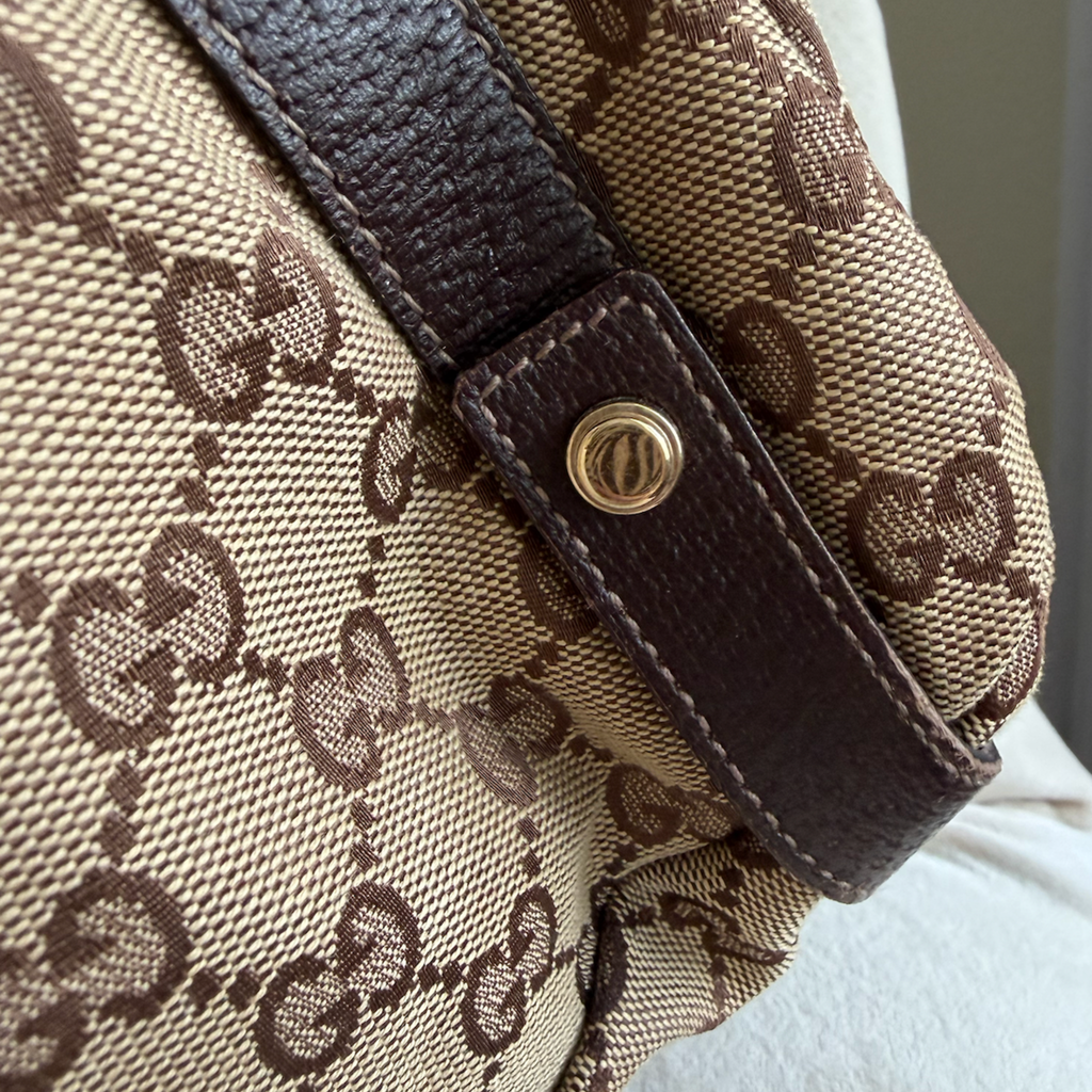Gucci Monogram Abbey Shoulder Bag