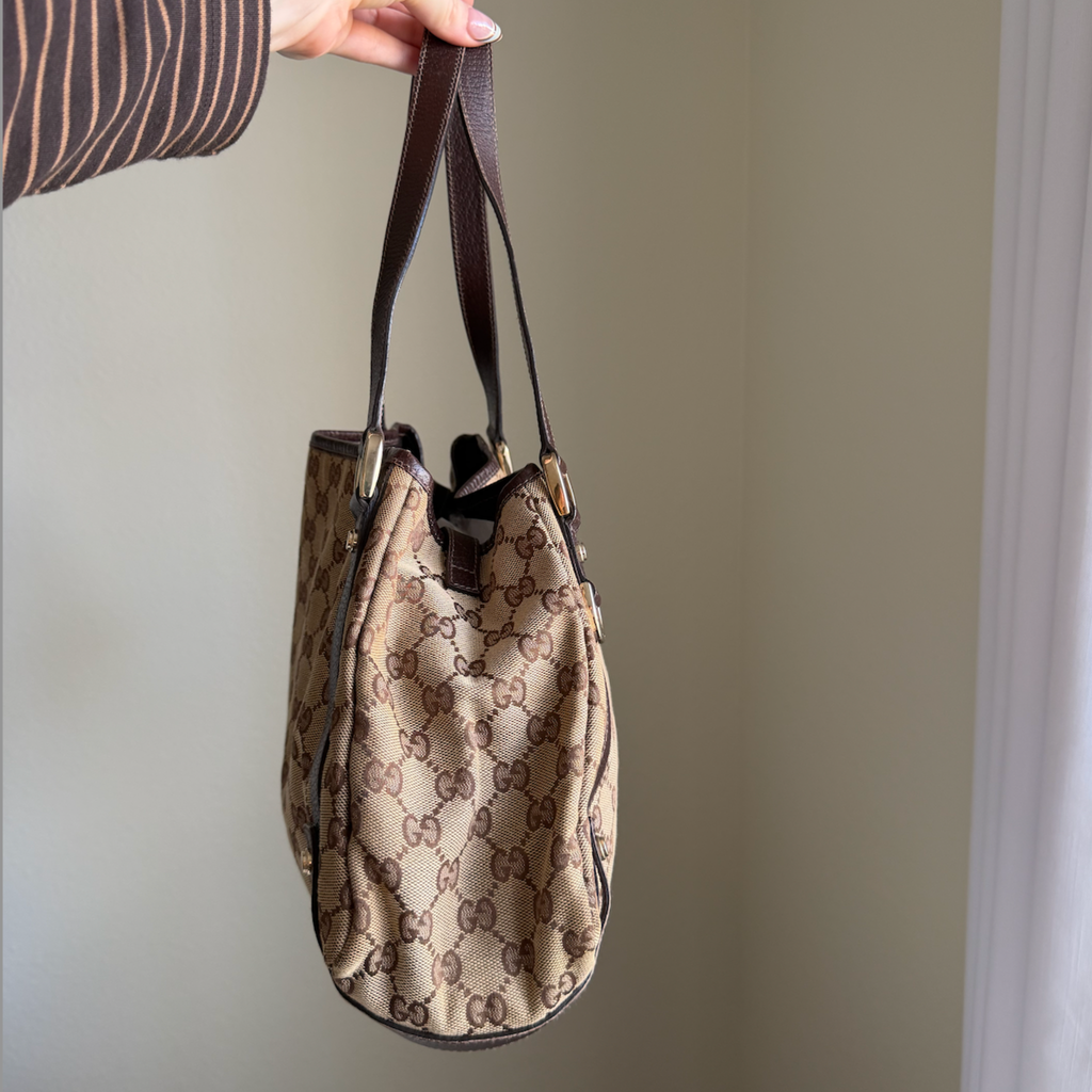Gucci Monogram Abbey Shoulder Bag