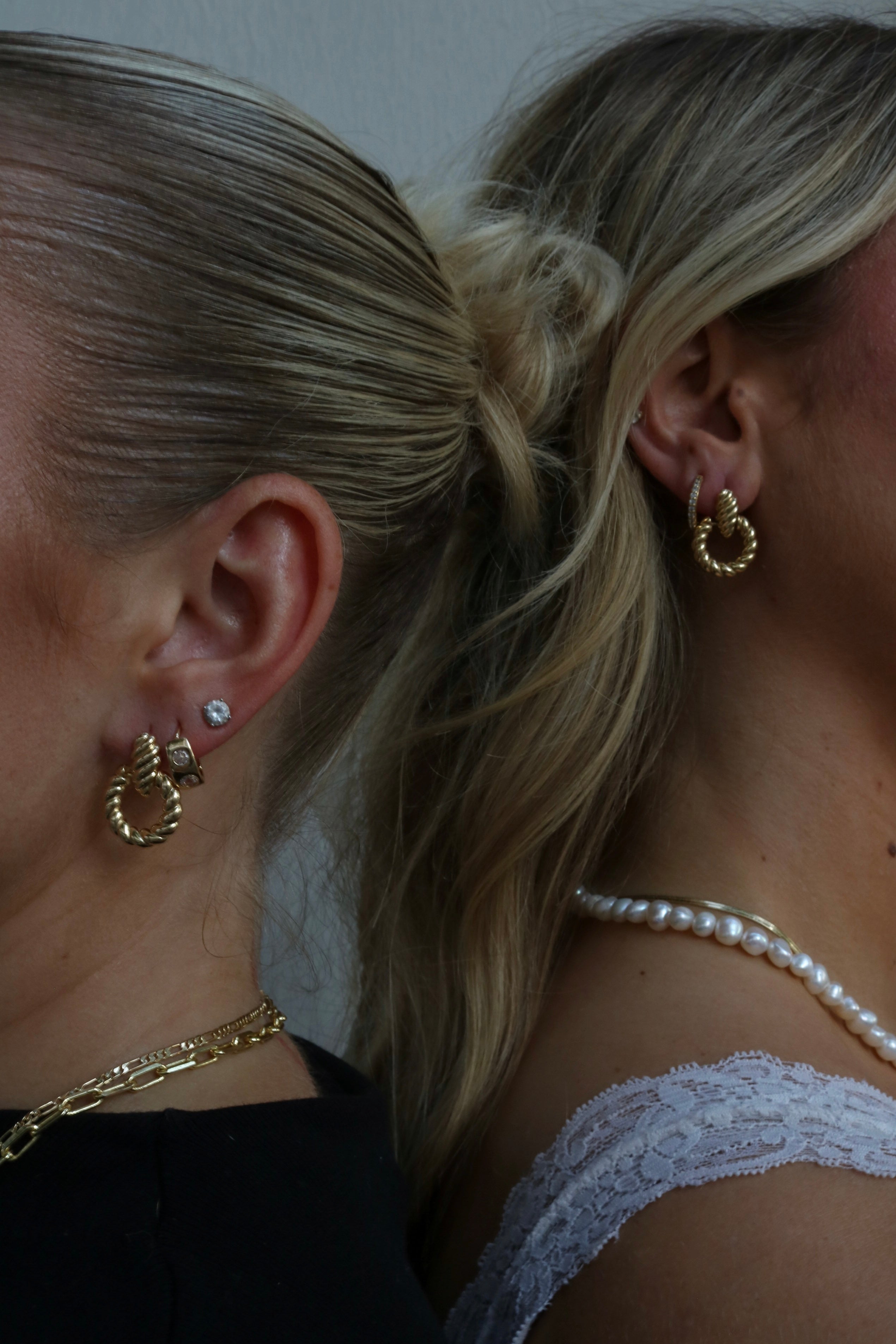 Croissant Hoop Earrings