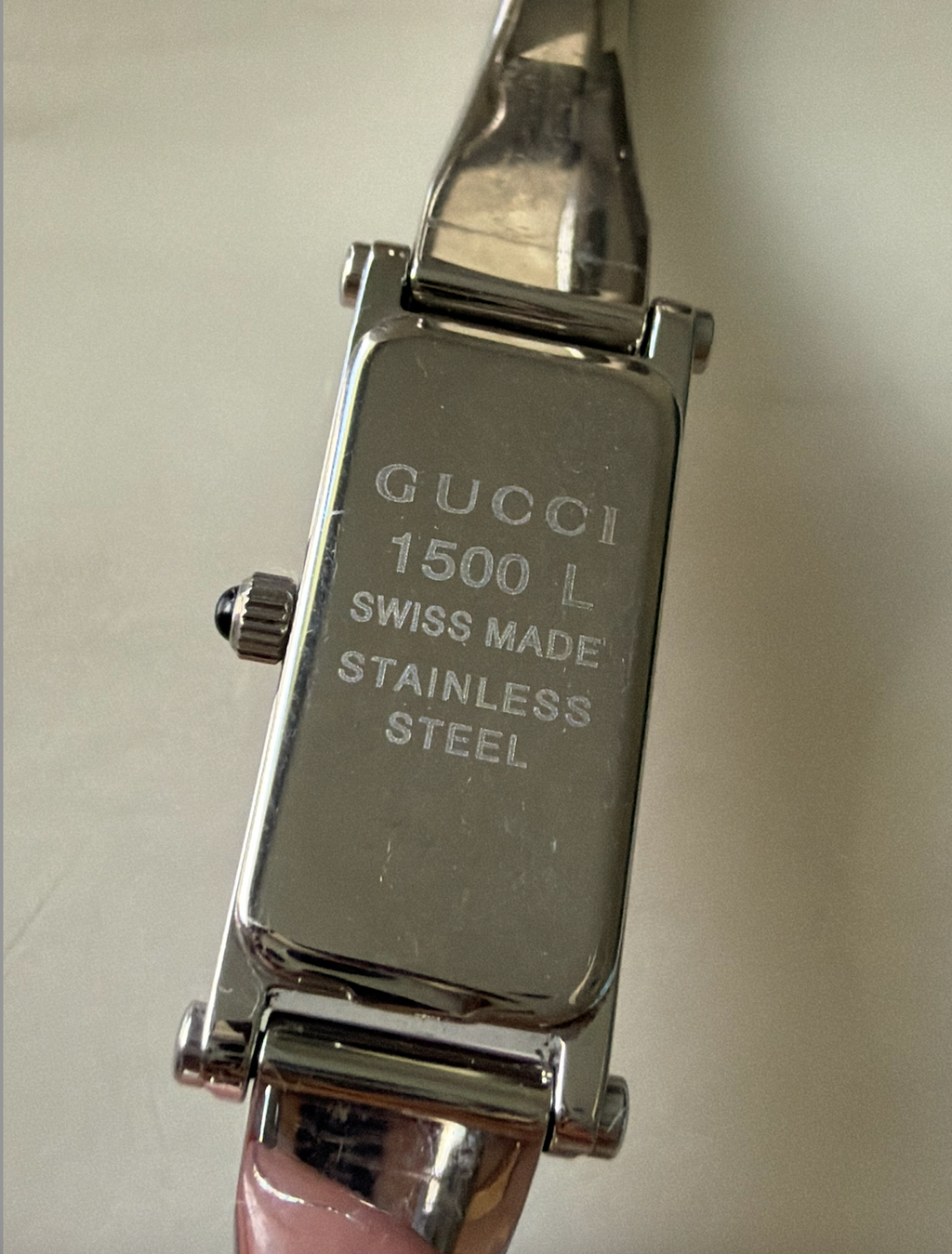 Gucci 1500L Watch (Stainless w/ Pink Dial)