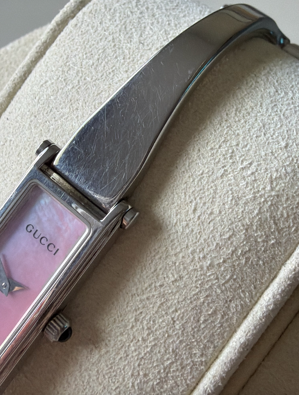 Gucci 1500L Watch (Stainless w/ Pink Dial)