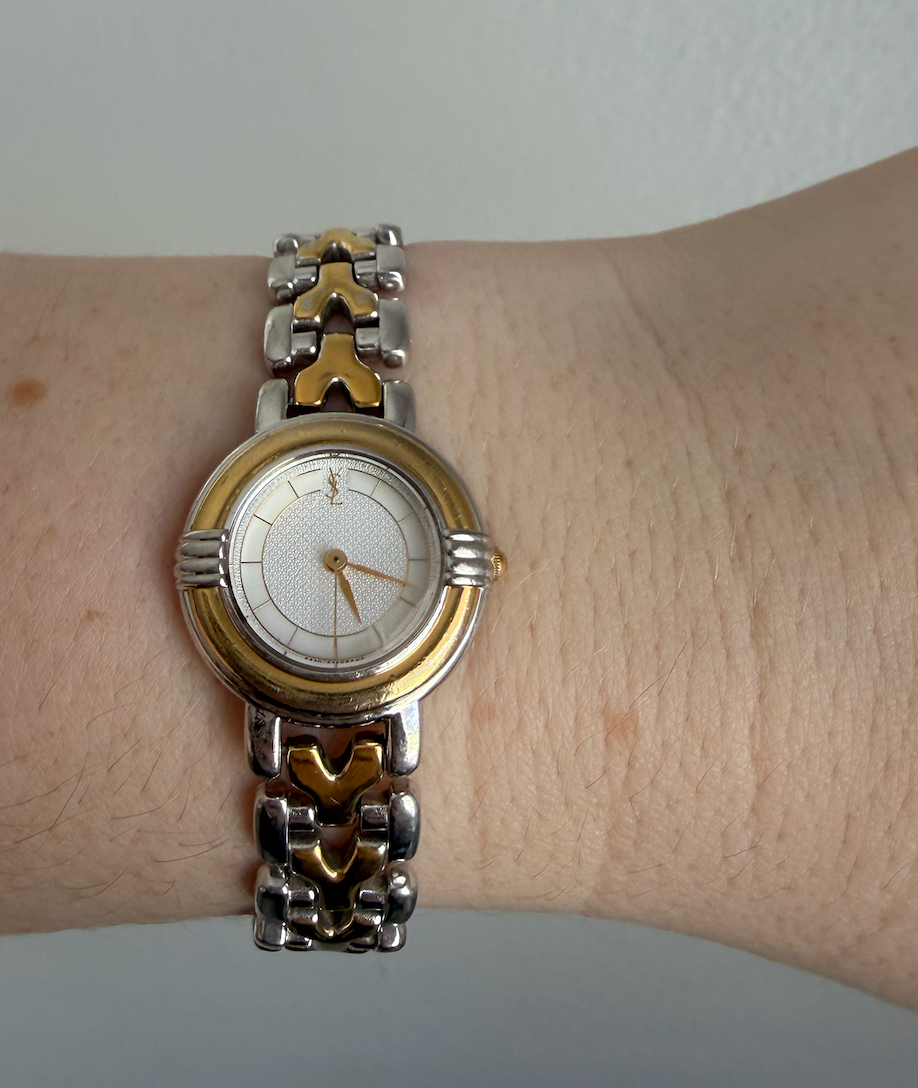 YSL Vintage Two-Tone Watch