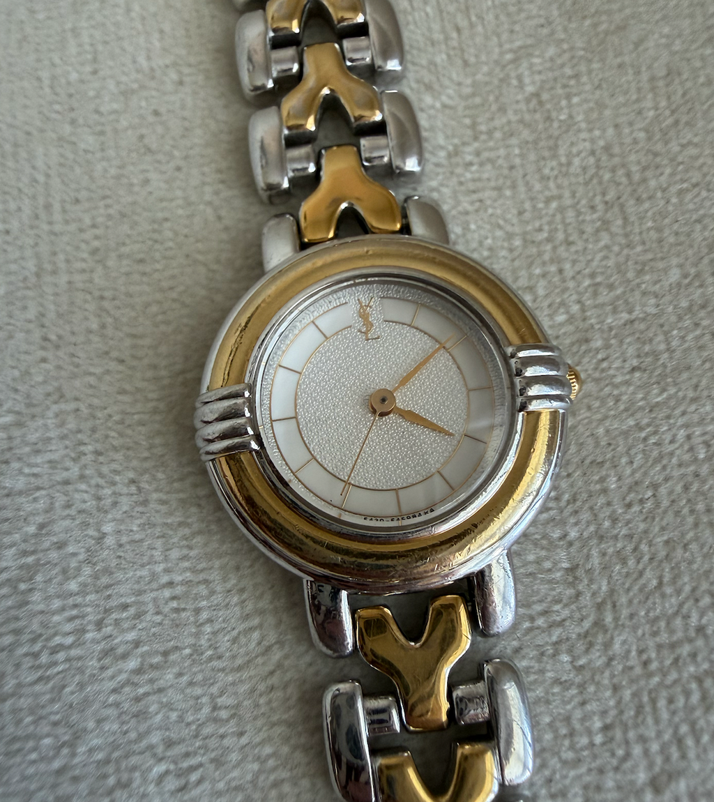 YSL Vintage Two-Tone Watch