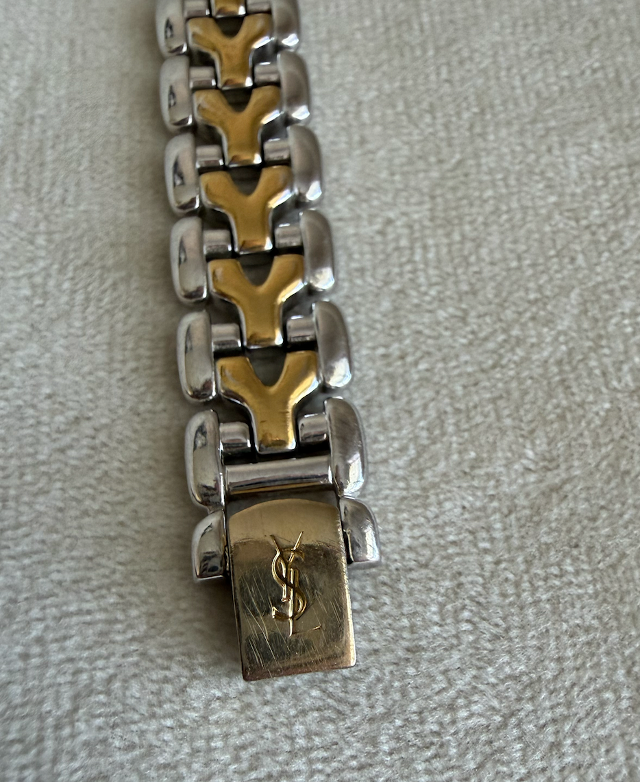 YSL Vintage Two-Tone Watch