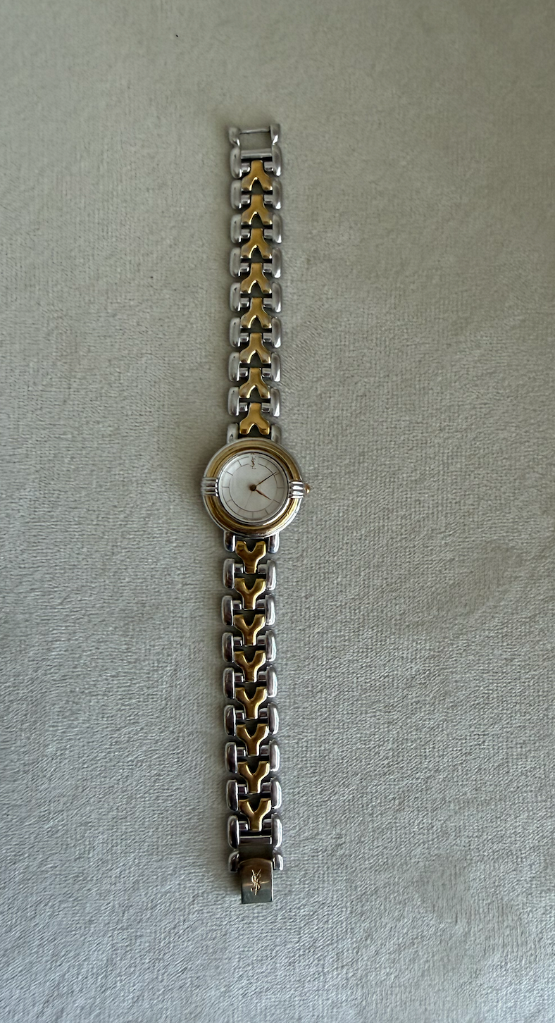 YSL Vintage Two-Tone Watch
