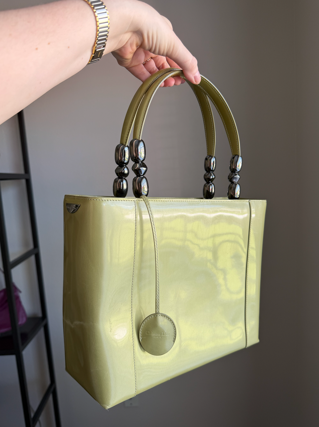 Dior Malice Pearl Handbag (Green)