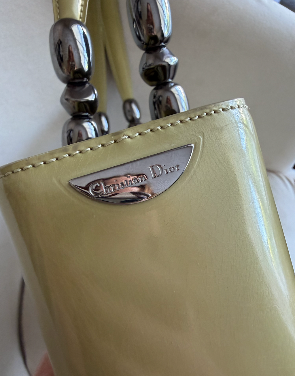 Dior Malice Pearl Handbag (Green)