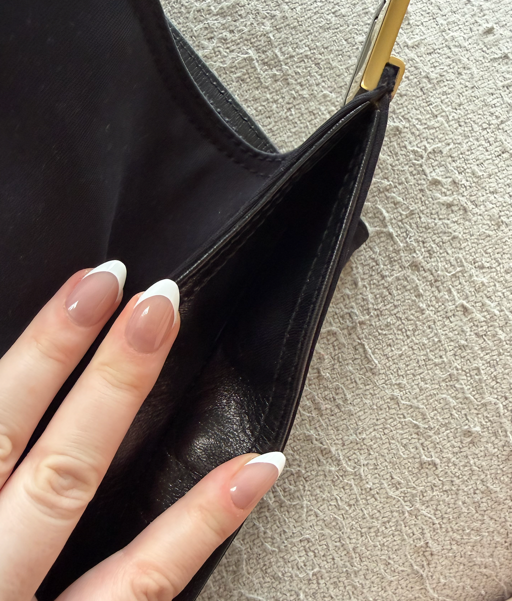 Fendi Two-Tone Logo Shoulder Bag