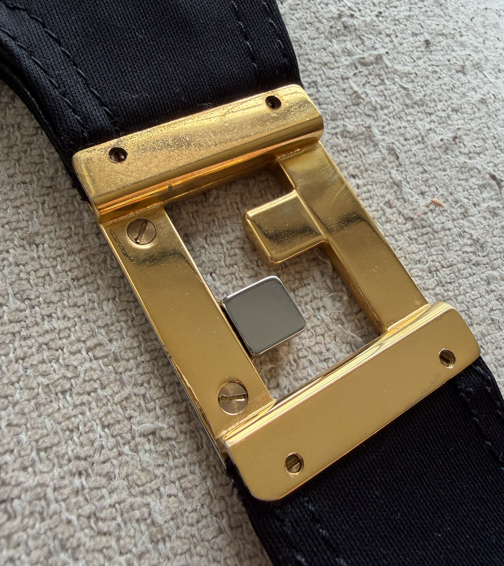 Fendi Two-Tone Logo Shoulder Bag