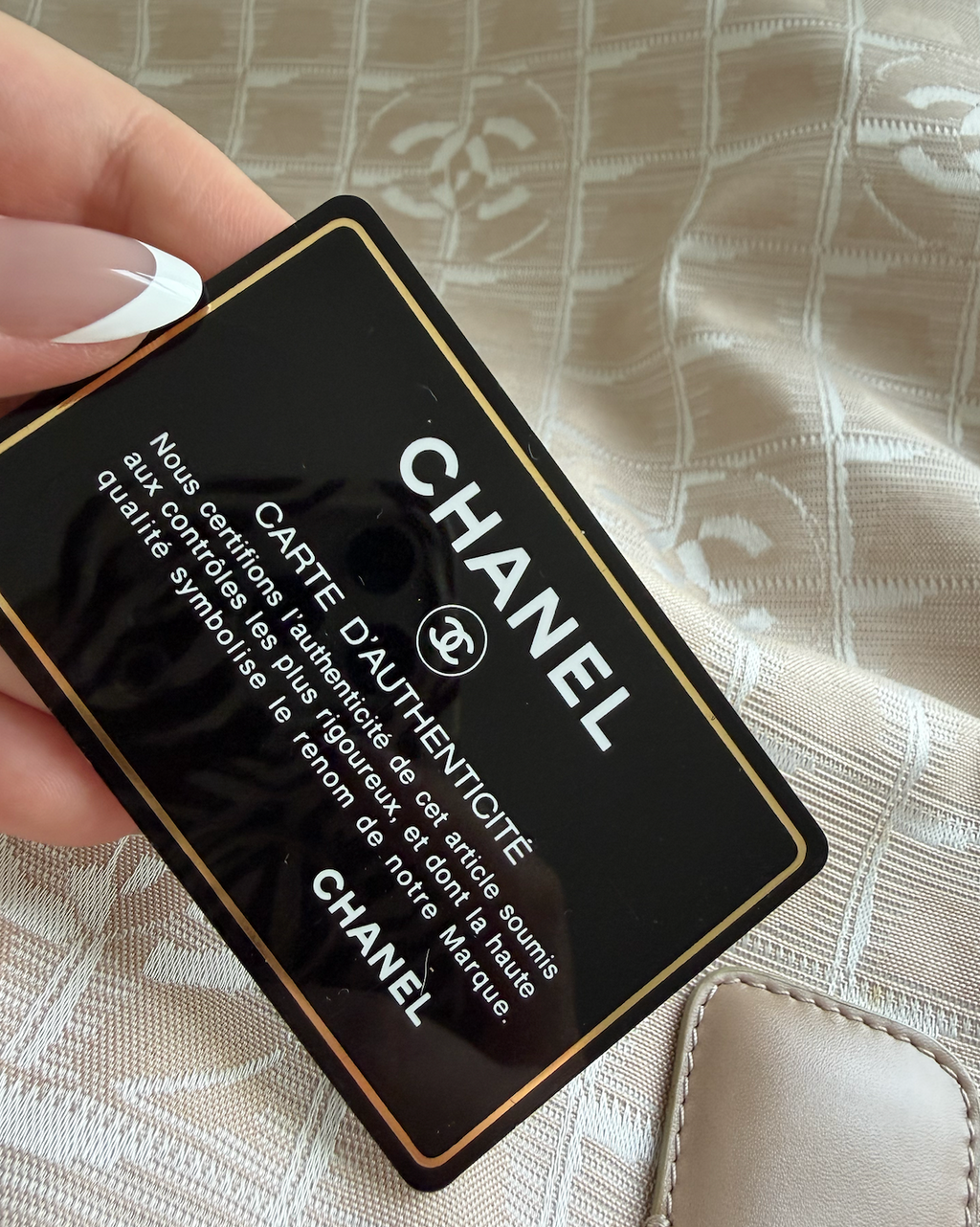 Chanel Travel Line Tote (Beige)