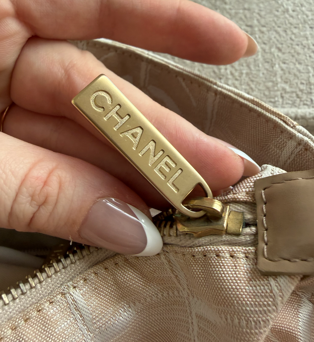 Chanel Travel Line Tote (Beige)