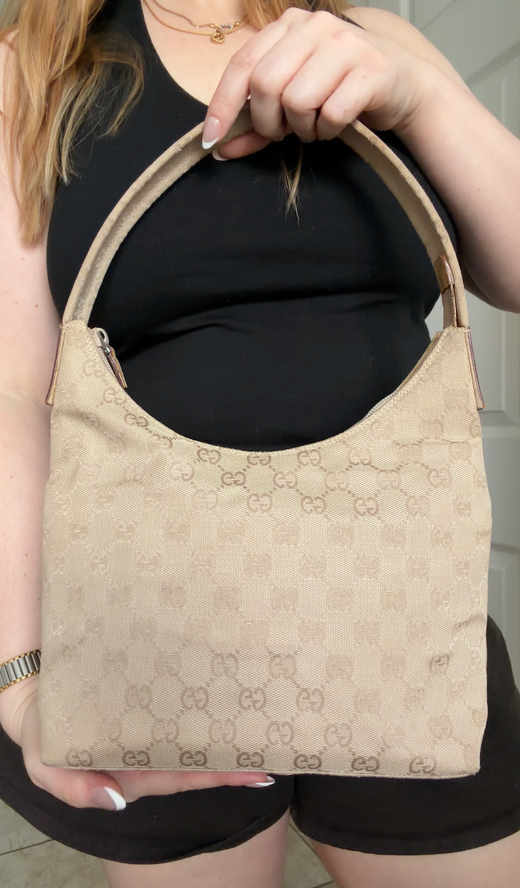 Gucci GG Canvas One-Shoulder Bag