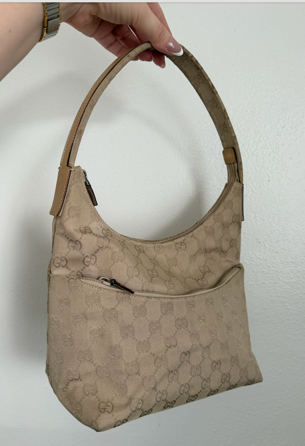 Gucci GG Canvas One-Shoulder Bag