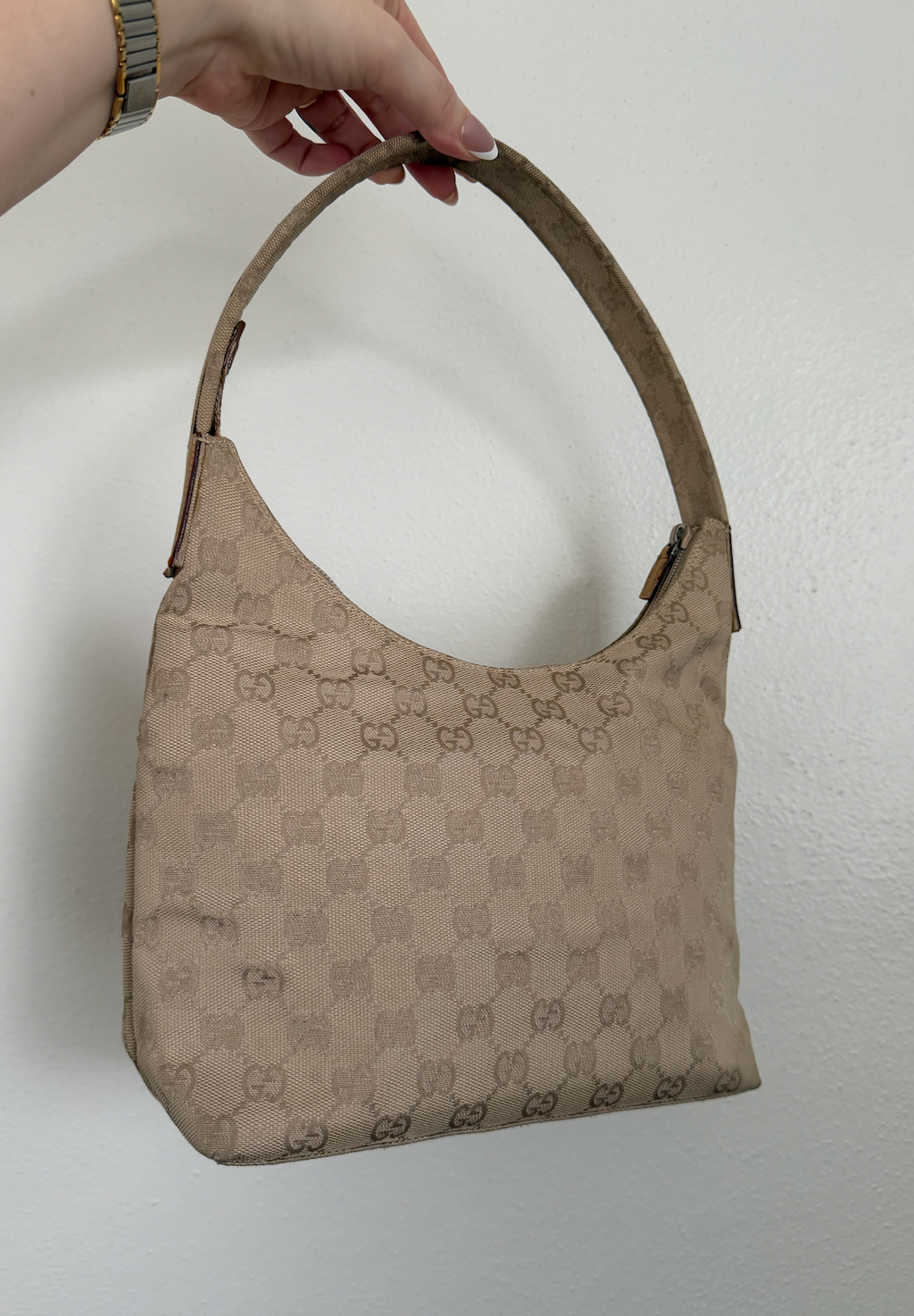 Gucci GG Canvas One-Shoulder Bag