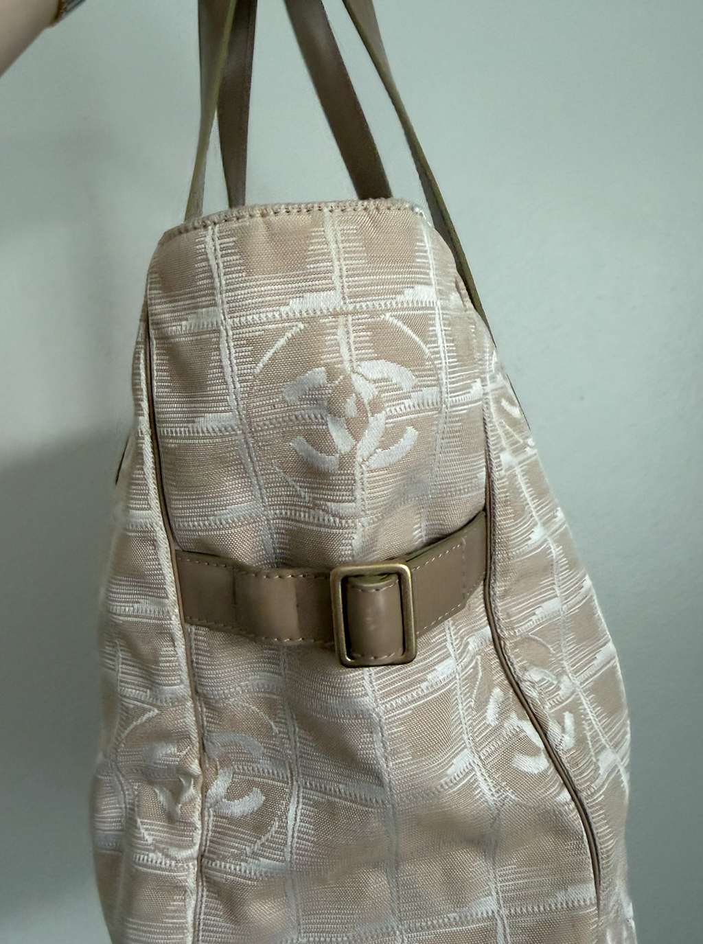 Chanel Travel Line Tote (Beige)
