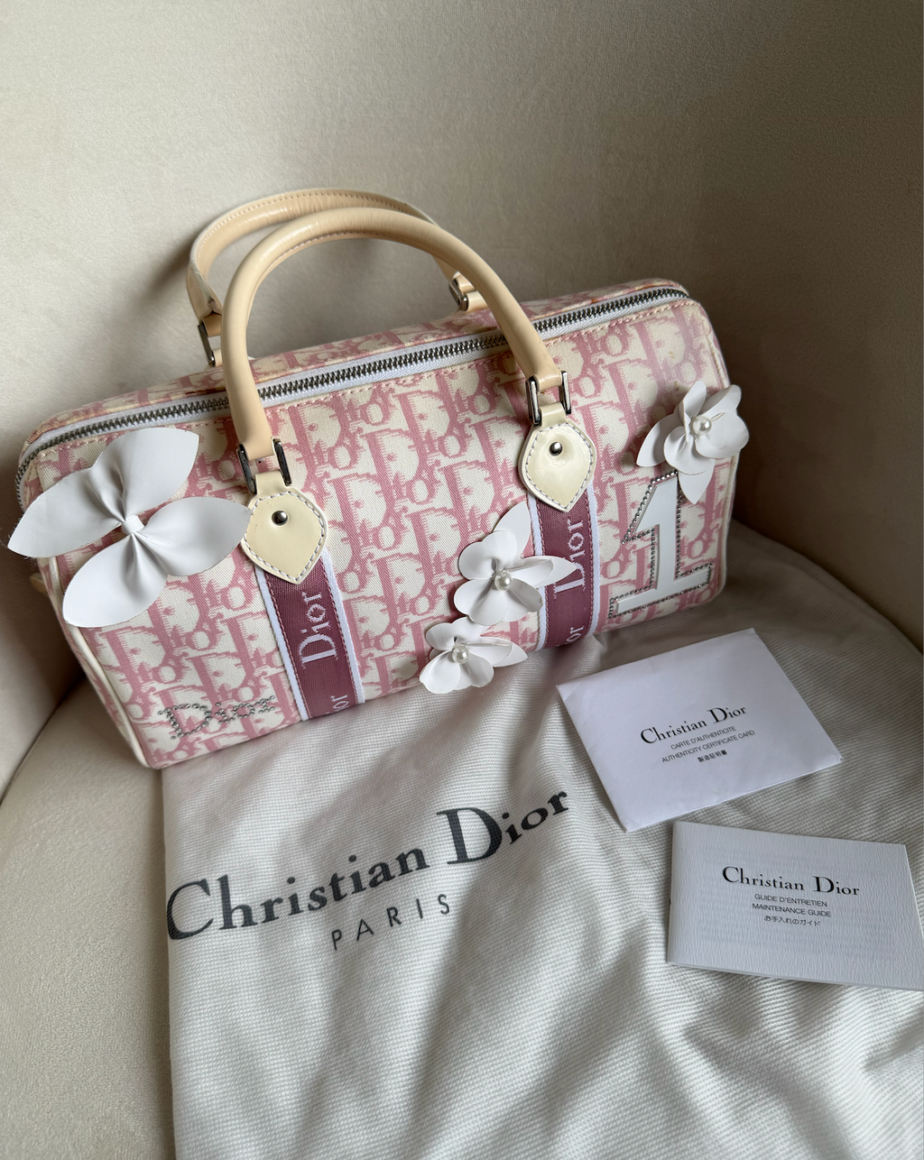 Dior Trotter Girly Boston Bag