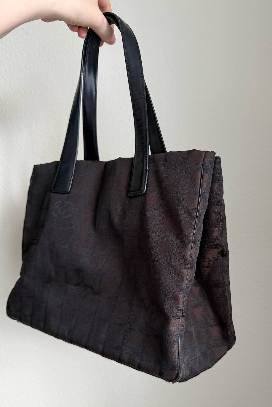 Chanel Travel Line Tote (Brown/Black)