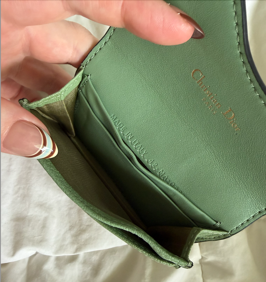 Dior Saddle Card Holder