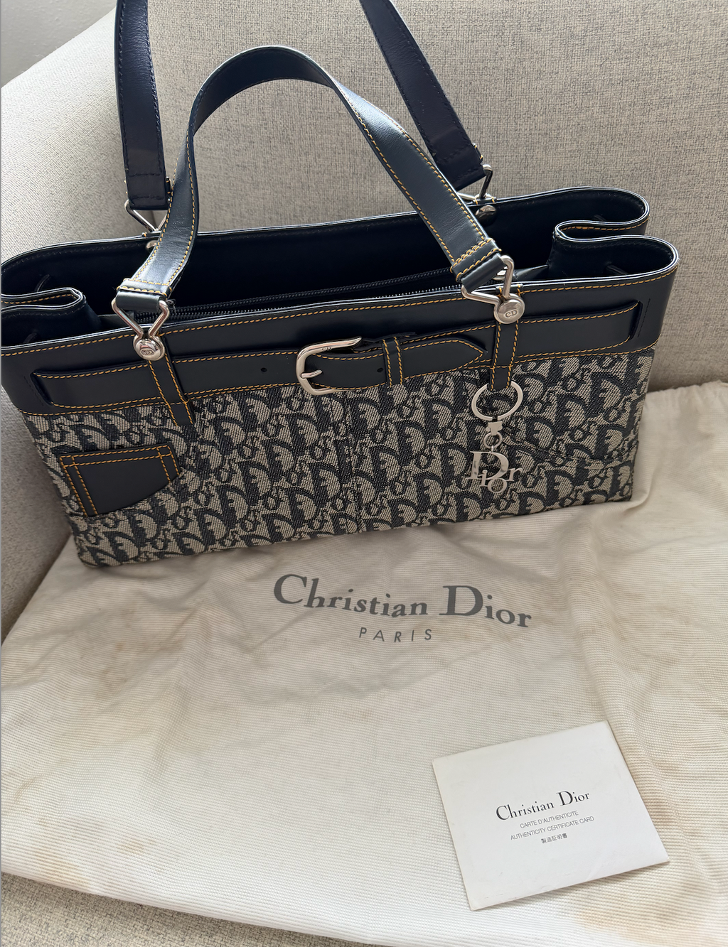 Dior Diorissimo Jean Pocket Tote Bag