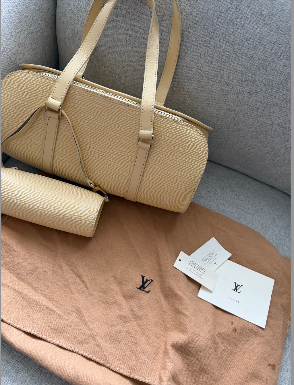 Louis Vuitton Soufflot Bag w/ Mini Pouchette