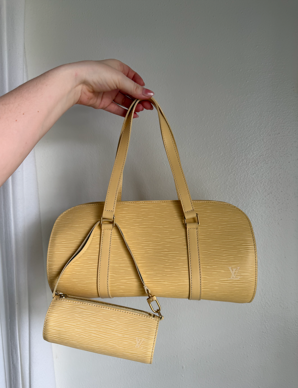 Louis Vuitton Soufflot Bag w/ Mini Pouchette
