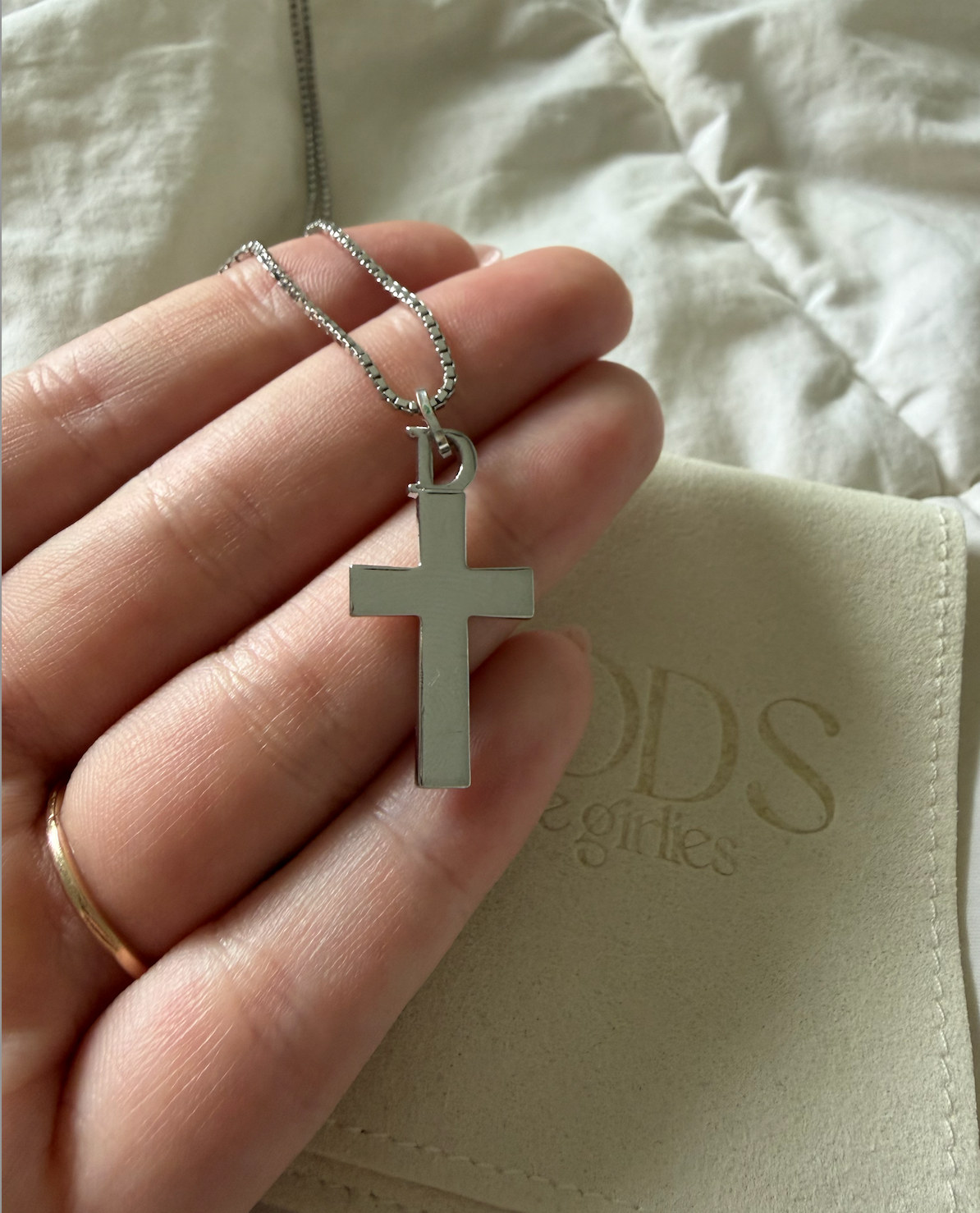 Dior Cross Logo Necklace