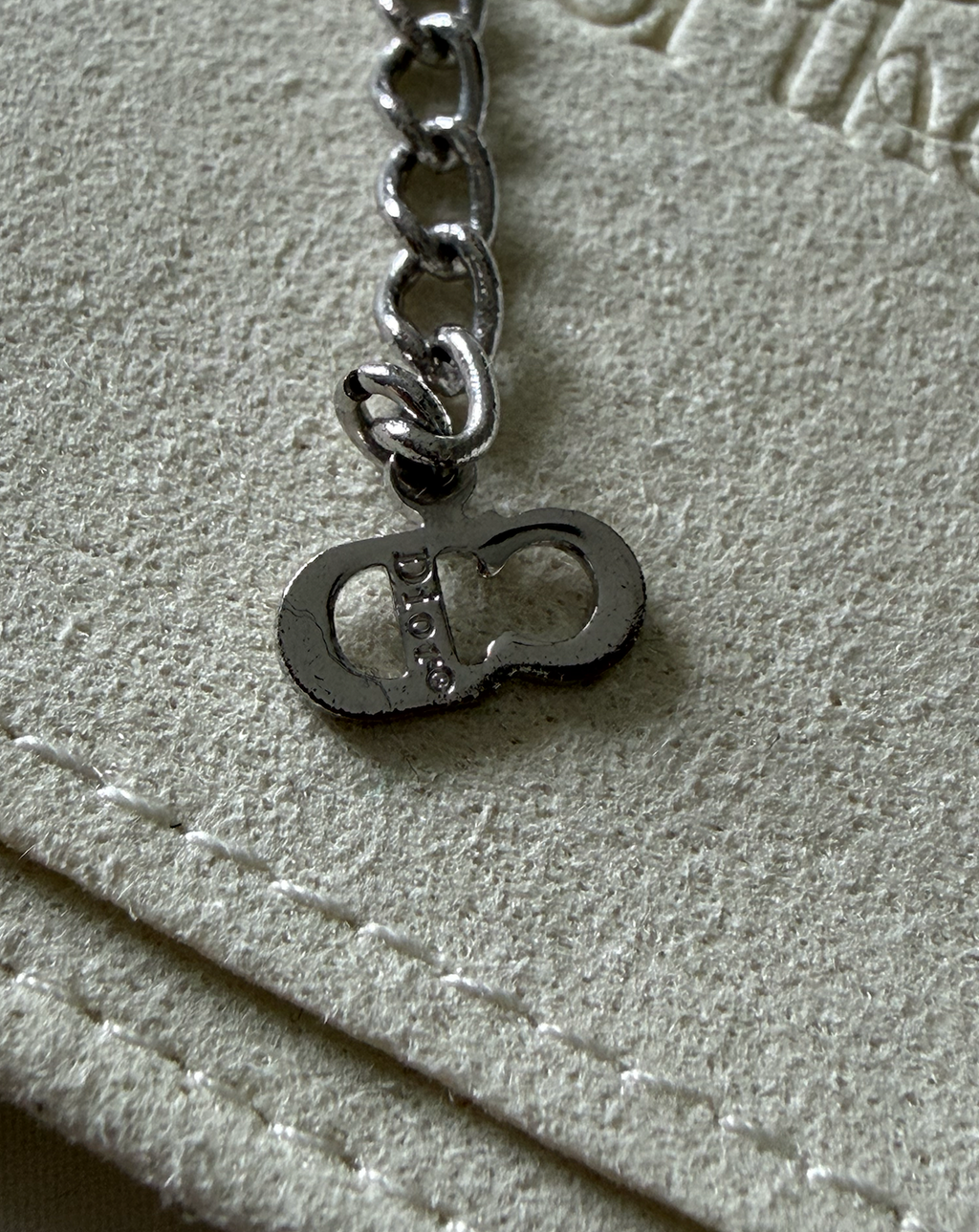 Dior Cross Logo Necklace
