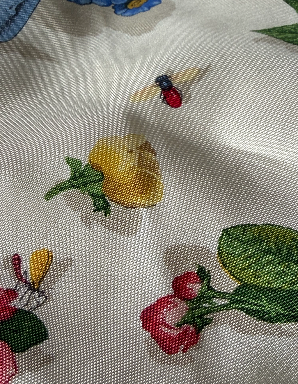 Gucci Floral Silk Pocket Square