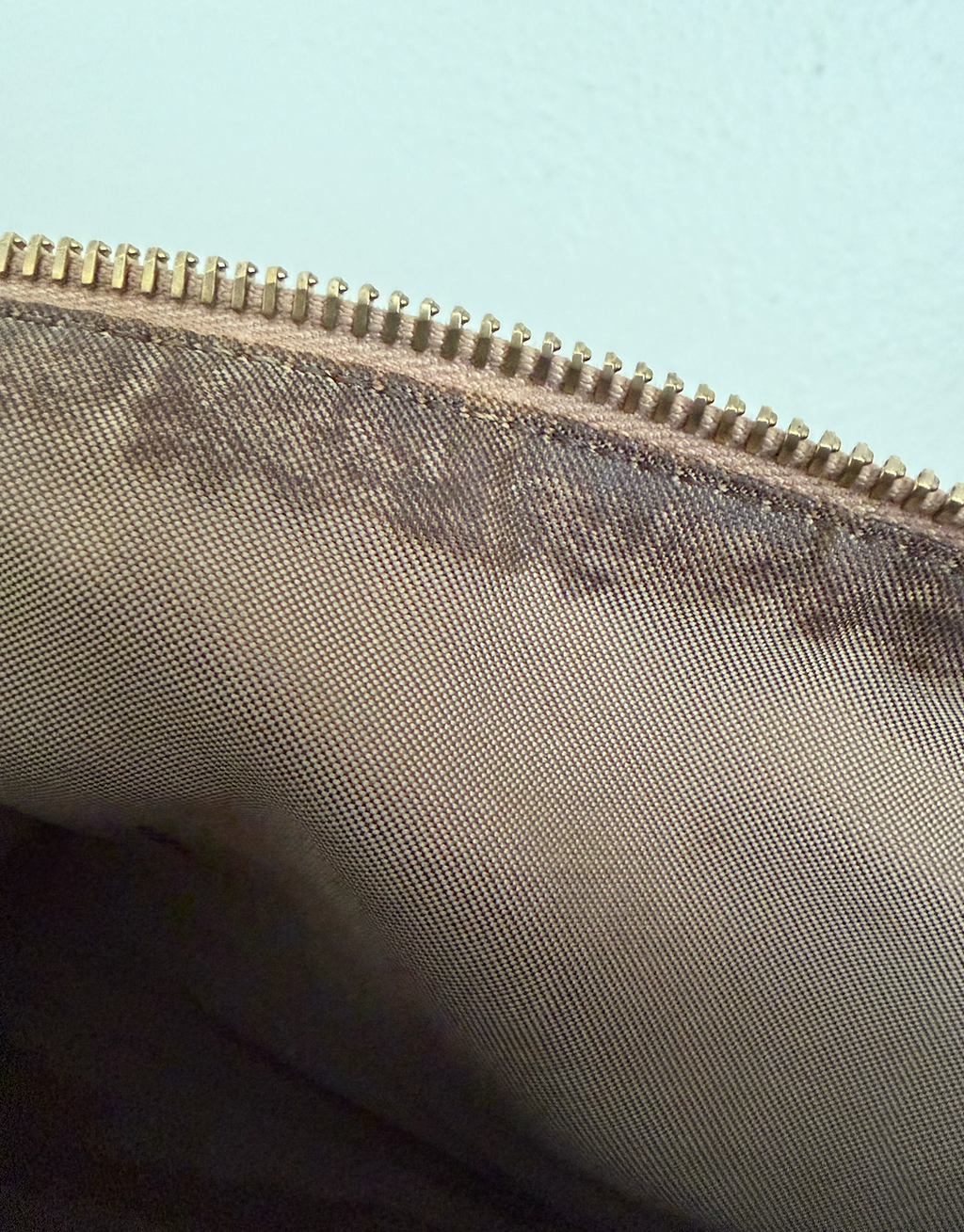 Fendi Zucchino Shoulder Bag (Dusty Rose)