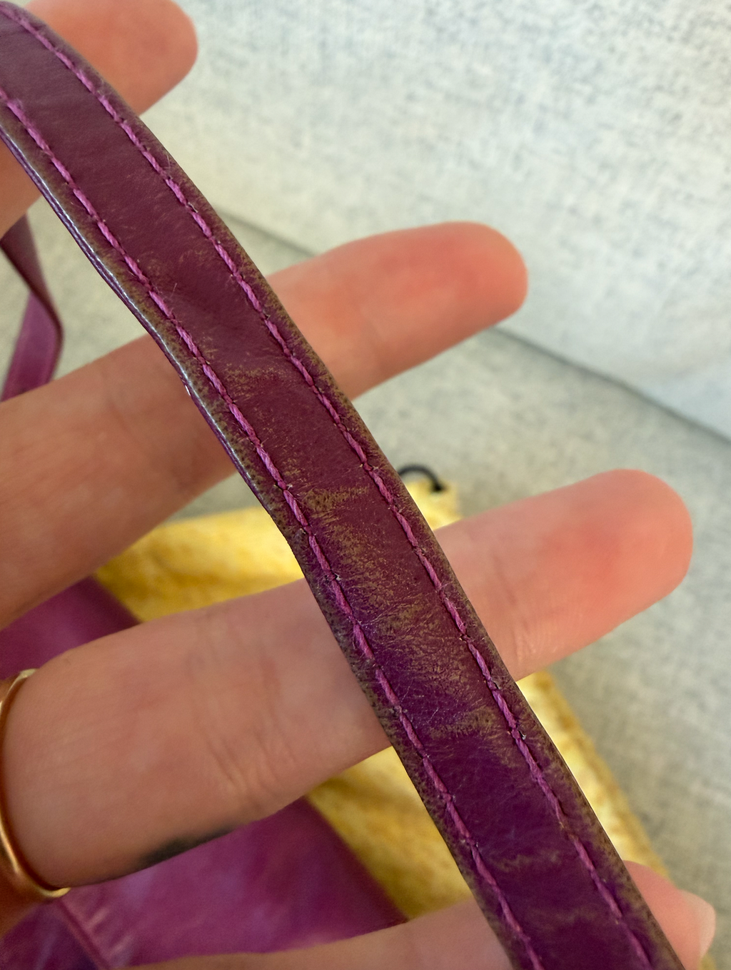 Fendi Mamma Baguette (Magenta Leather)