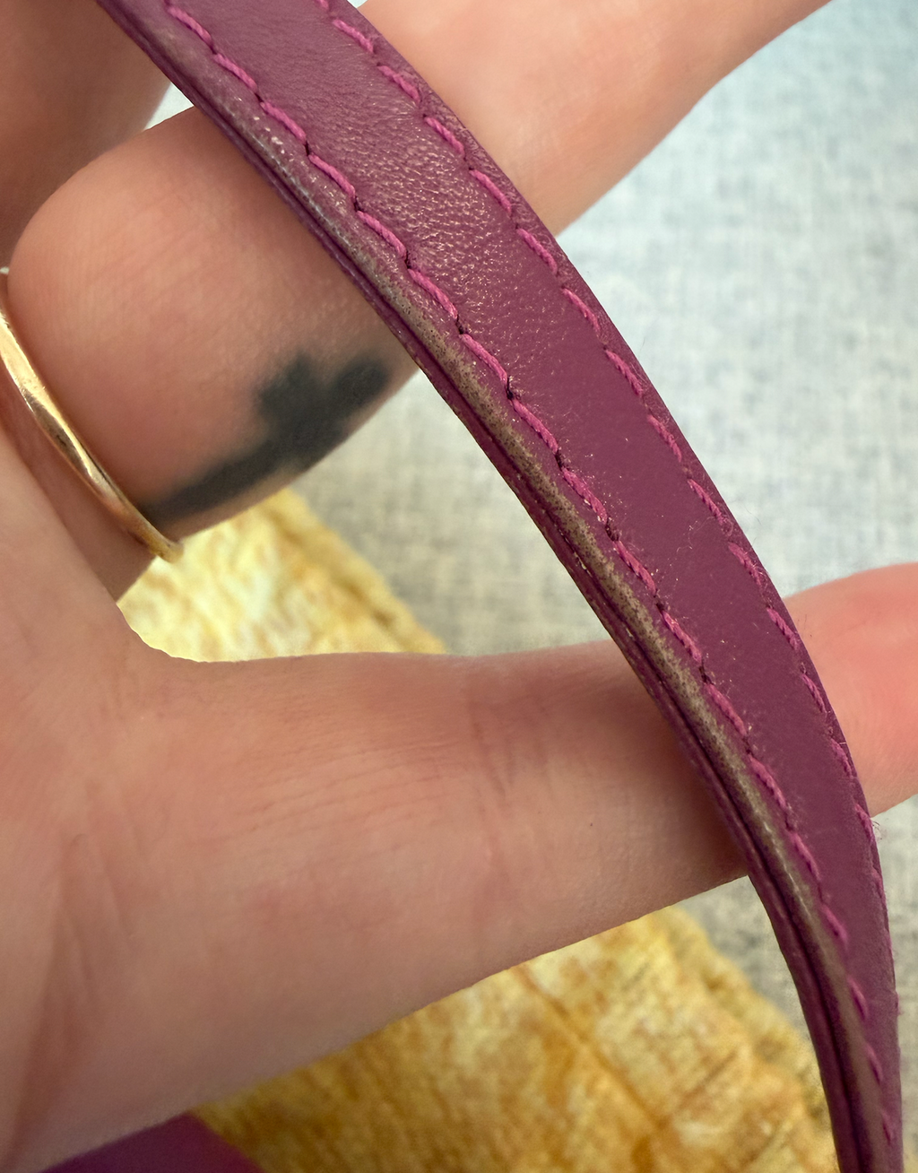 Fendi Mamma Baguette (Magenta Leather)