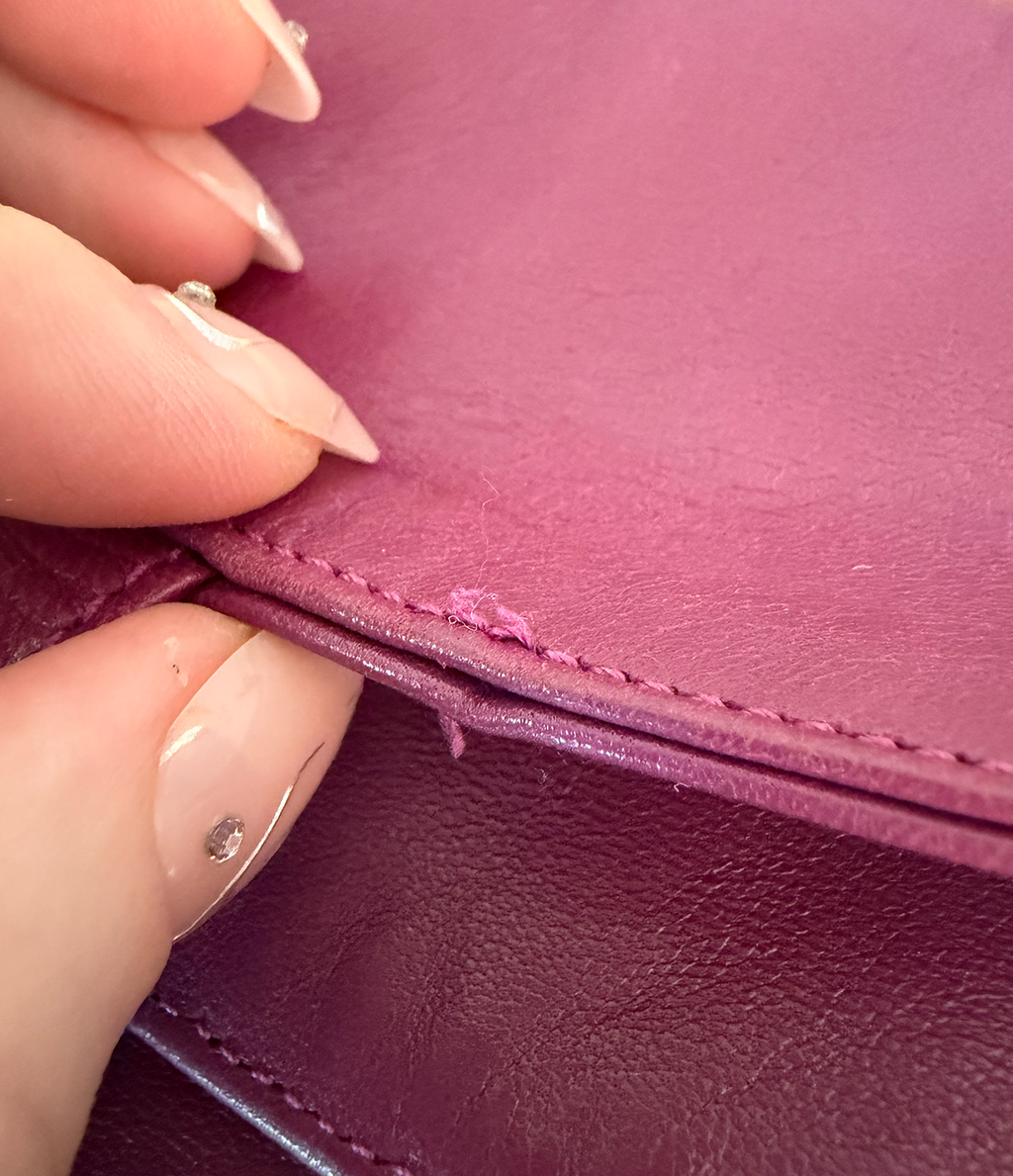 Fendi Mamma Baguette (Magenta Leather)