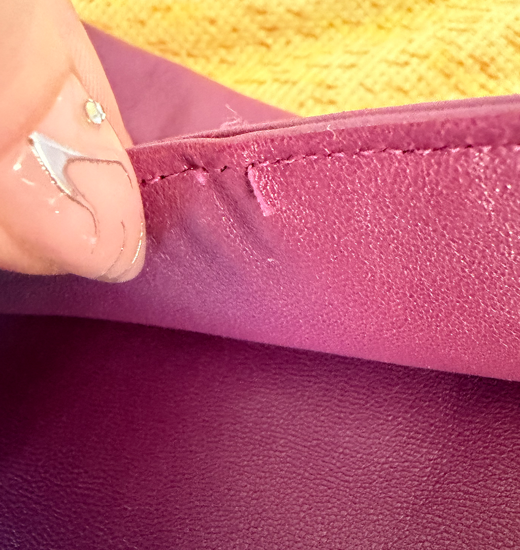 Fendi Mamma Baguette (Magenta Leather)