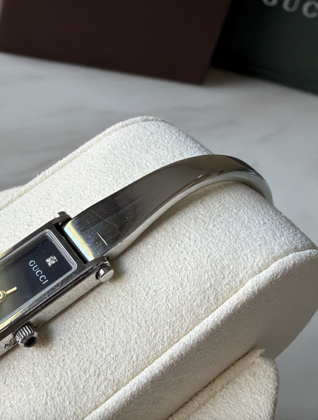 Gucci 1500L Watch (Stainless w/ Black Dial)