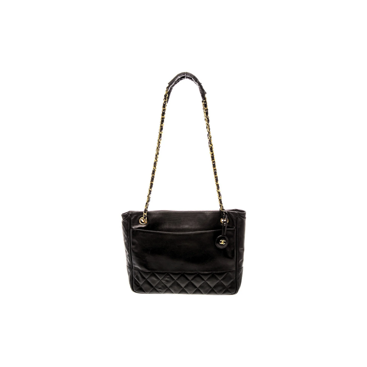 Chanel Quilted Shopping Tote
