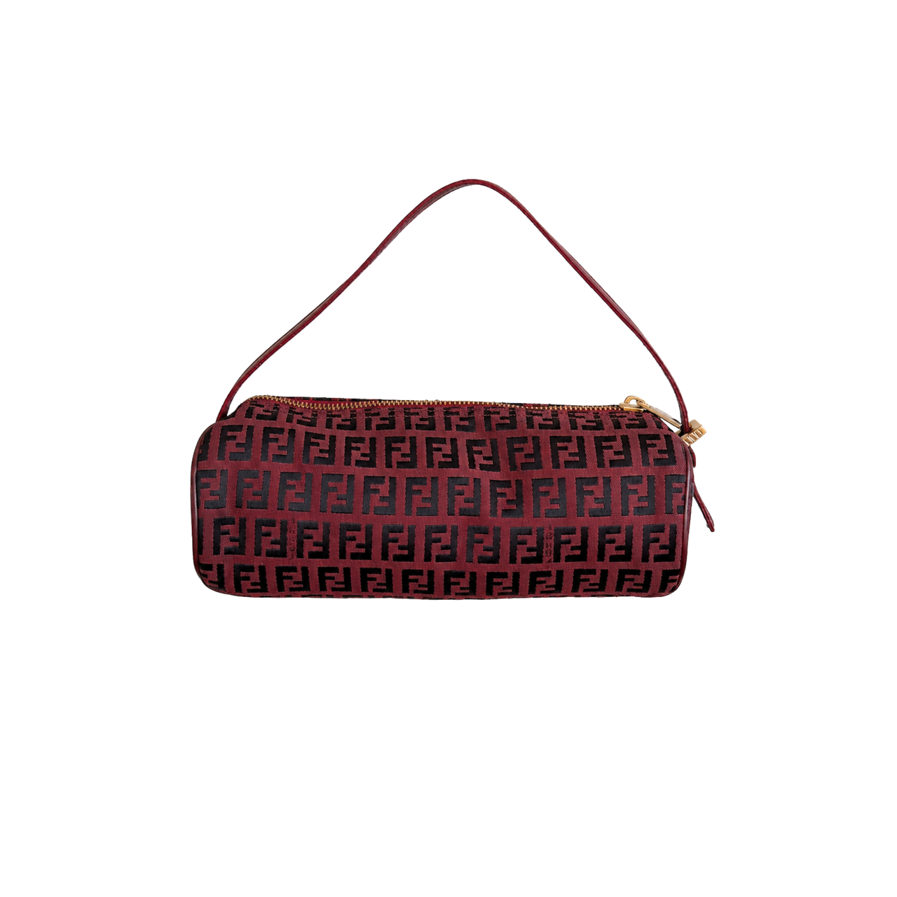 Fendi Zuchinno Barrel Pochette (red/black)