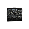 Chanel Black Patent Leather Symbols Lucky Charm Compact Wallet